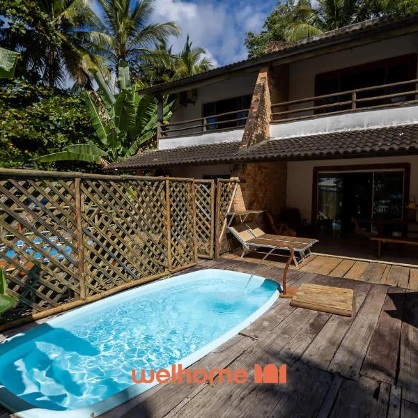 Casa em Ilheus Pe na Areia com Piscina e Banheira