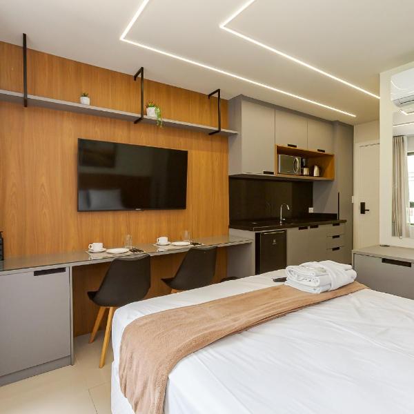 Apartamento 312 - MUV · Studio p/2 no Centro | A/C, Academia & Co-Working - Foto 4