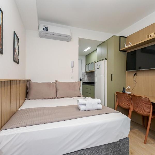 Apartamento 1307 - Manhattan Tower · Refúgio Urbano no Centro com Rede na Sacada | 3p - Foto 2