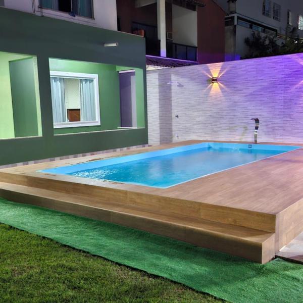 Casa pra temporada com piscina praia do morro