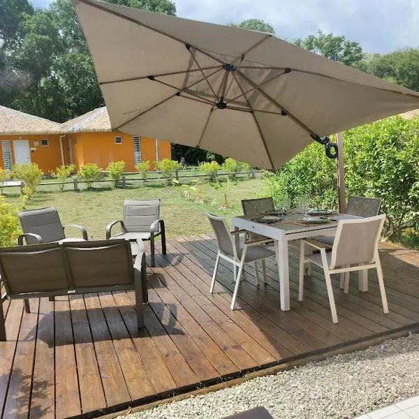 Kaz'détente, Marie Galante, plage Kawann, hotel in Grand-Bourg