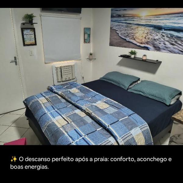 Seu cantinho na praia kitnet completa e aconchegante