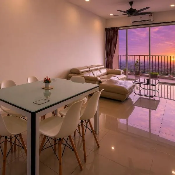 Comfy Family 3BR Condo in Taiping with Pool & Free WiFi Netflix, hotel a Taiping