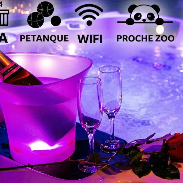 îlot cosy and SPA -Gite à 15 Min DU ZOO DE BEAUVAL, hotel v destinácii Luçay-le-Mâle