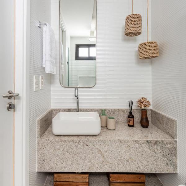 Studio a 60 m da Praia - Jardim Gourmet - Andar Térreo - Aceita Pet Pequeno - Piscina na Cobertura com Churrasqueira - Foto 3