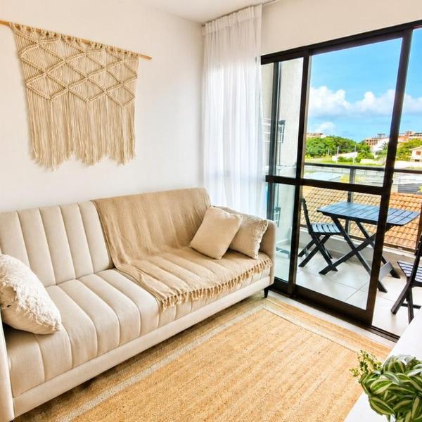 Carneiros Flat 6 pessoas, 2qts, perto da praia