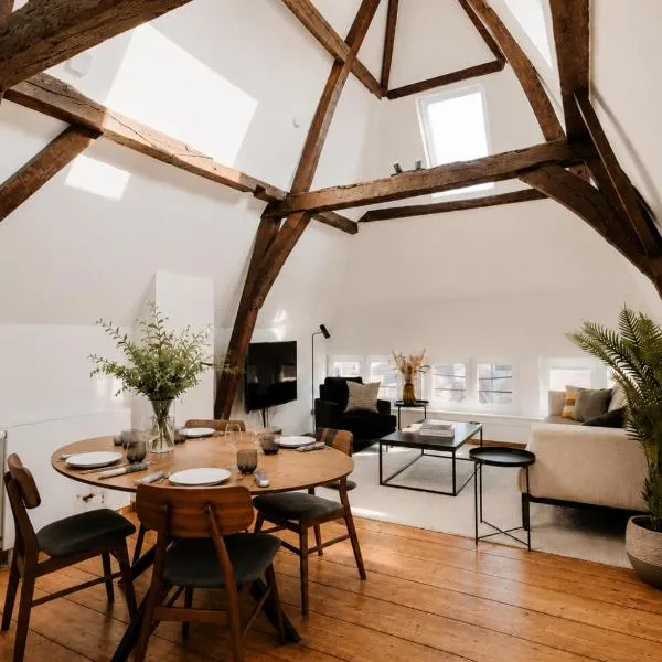 Luxury loft in the old city center of Antwerp, hotel v Antverpách