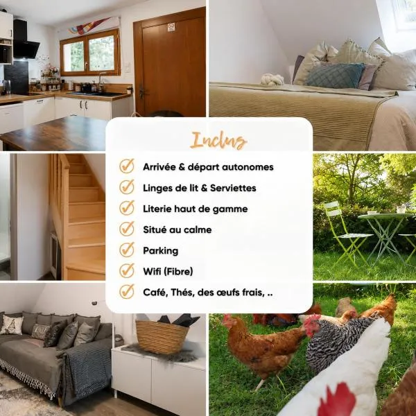 Studio duplex à Savenay - Calme & tout confort entre Nantes & l'océan、サヴネのホテル