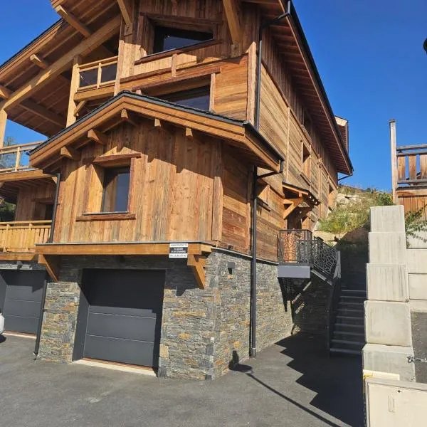 Font Romeu Odeillo Via में, होटल Appartement bas de chalet
