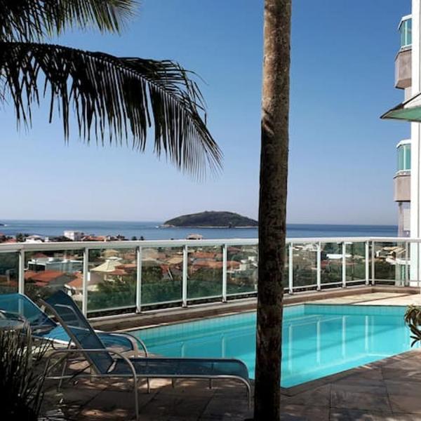 Cobertura duplex com vista mar
