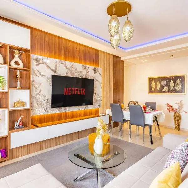 Cozy 2-bedroom apartment in Gueliz, Marrakech, hotel en Marrakech