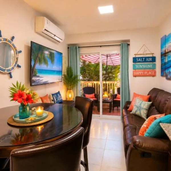 Apartamento familiar de 2 recamaras frente al mar, hotel a Palo Grande
