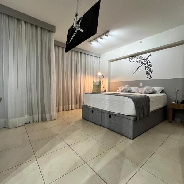 SAINT MORITZ PREMIUM - CAFÉ DA MANHÃ OPCIONAL - MAIOR FLAT DO CONDOMÍNIO COM 33M E NÃO COM 24M - Academia - Piscina - Garagem Privativa - Estação de recarga de carro elétrico - Ao lado do Shopping - Vista Panorâmica - Particular - Foto 4