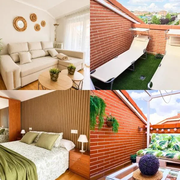 Ávila en Ático con terrazas chill out, solarium, piscina, hotel di Ávila