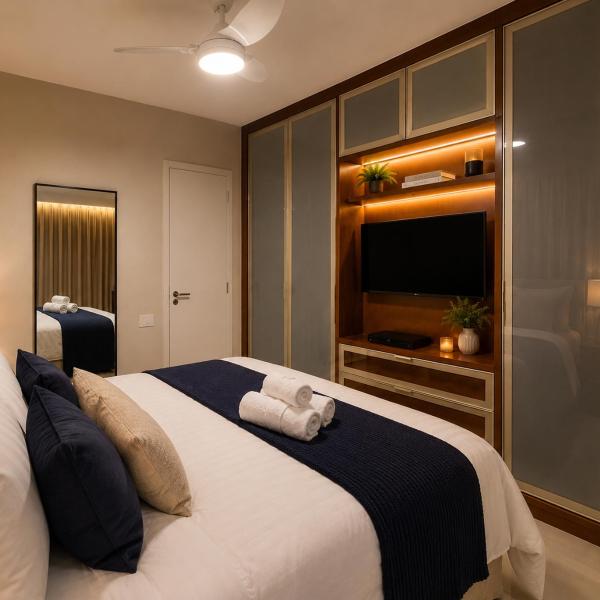 Apê 2 Quartos na Glória, Garagem, Metrô e Varanda - Foto 3