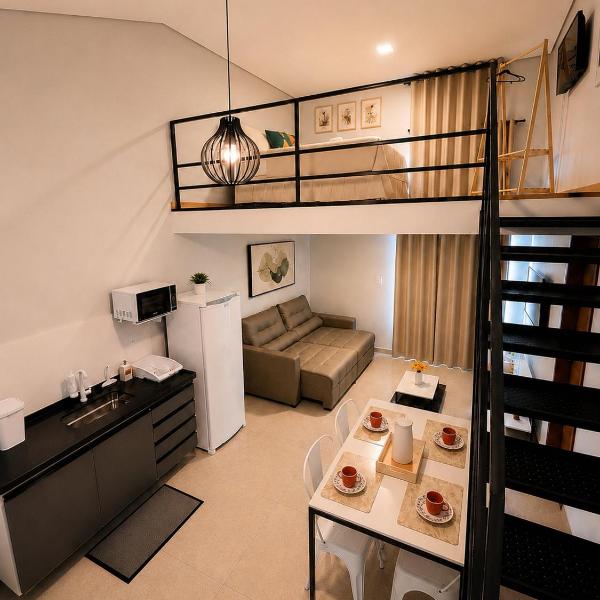 Cabo Frio - Loft de Luxo no Braga - Completo, estiloso e confortável