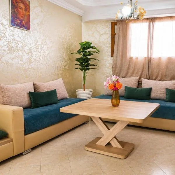 Appartement 2 chambres 70m Rez de chaussée, hotell Agadiris
