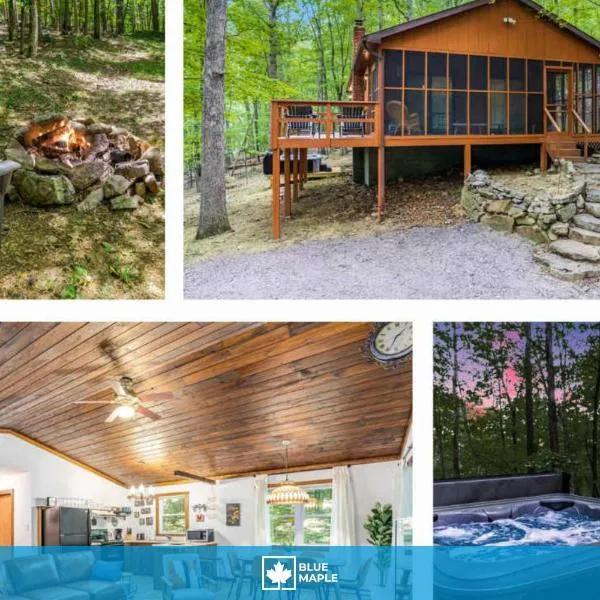 Tucked Away w Hot Tub, Fire Pit, Deck, & WiFi, hotelli kohteessa Great Cacapon