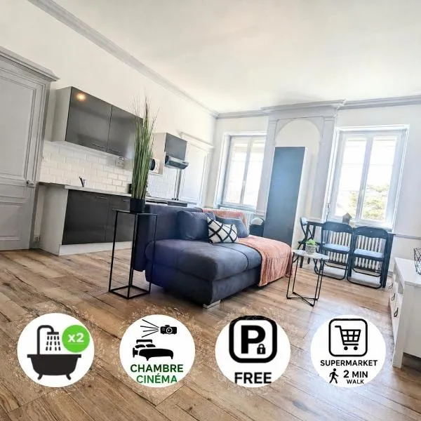 Perle d'Arbois au Centre 75m2 2 chambres - 2SDB, hotel u gradu Arboa