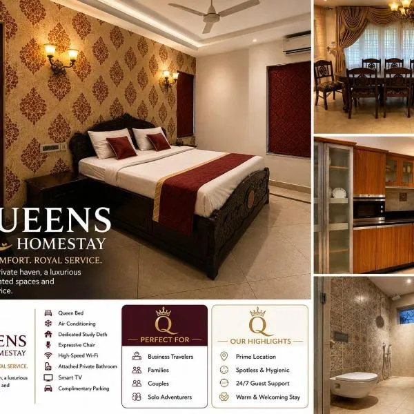 Queens Homestay, hotell i Trivandrum