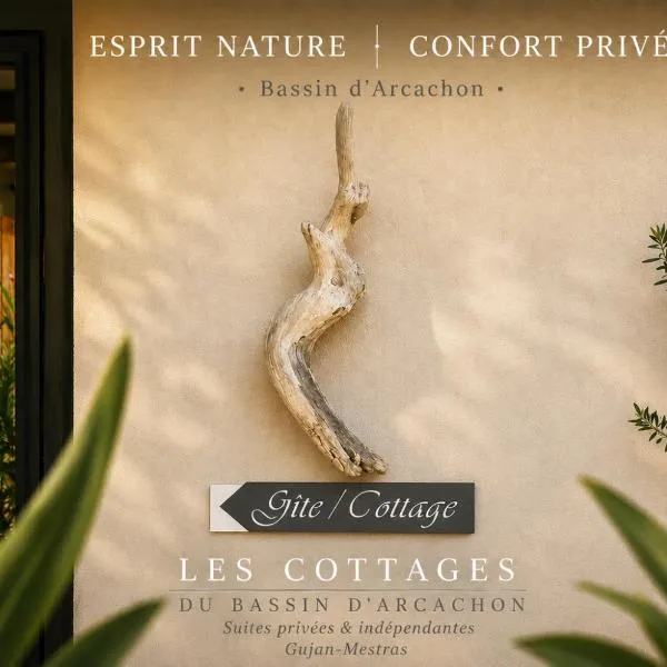 Les Cottages du Bassin d'Arcachon -Proche Parc Ornithologique-Dune du Pilat- Clim- Parking privé, hotel a Gujan-Mestras