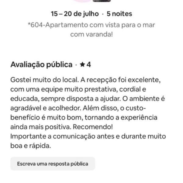 604- APARTAMENTO da FAMÍLIA - varanda vista mar- poucos passos da praia