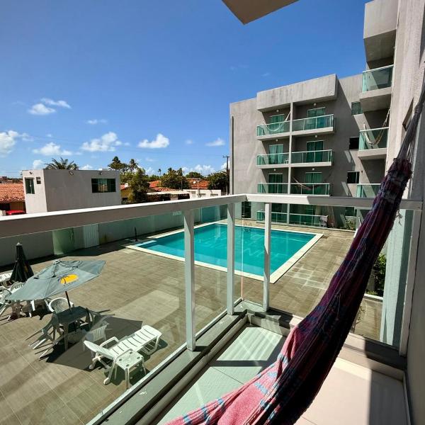 Ap inteiro, Piscina, 400m da praia, Completo