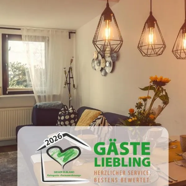 Goldrausch - Glanzvolle Ferienwohnung in Meißen am Lutherplatz, hotelli kohteessa Meißen