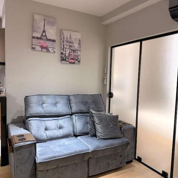 Apê 64 Bela Vista com ar condicionado e garagem