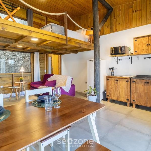 Loft rústico c/ varanda+jardim próx praia NDE0002 - Foto 4