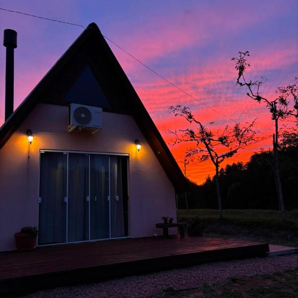 Cabana para casal em meio à natureza