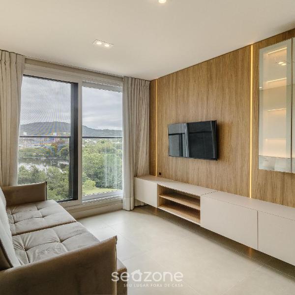 Apartamento Moderno Vista Lago em Jurerê VLO0414