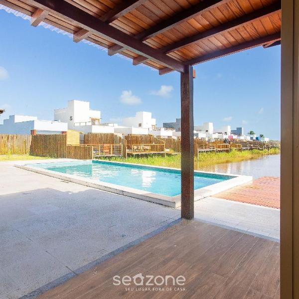 Casa c/ 2 suítes à beira da lagoa em Maraú CDL0008