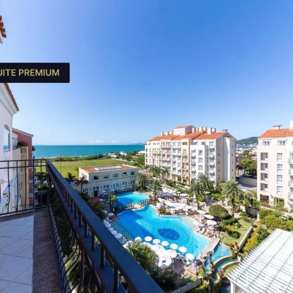 Cobertura de luxo com vista para o mar em resort de Jurerê código ILC1506