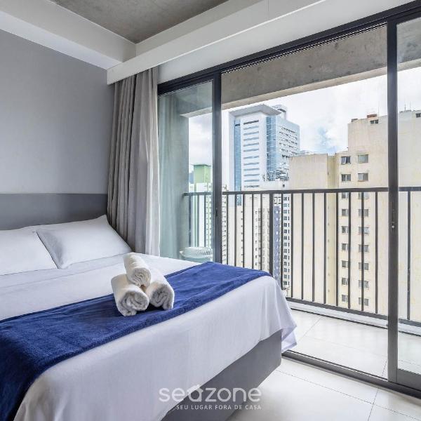 Studio c/ varanda no Bela Vista | VNU1613