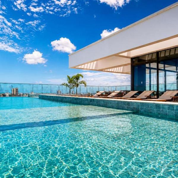 Studio Beach Class Meireles com rooftop por RM