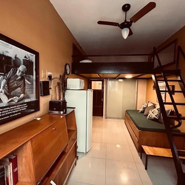 Loft Copacabana, posto 5,5 sea view - 60 meters from the beach
