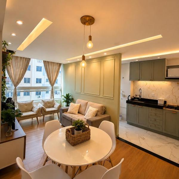 Apartamento novo, excelente localização, 7 min da praia