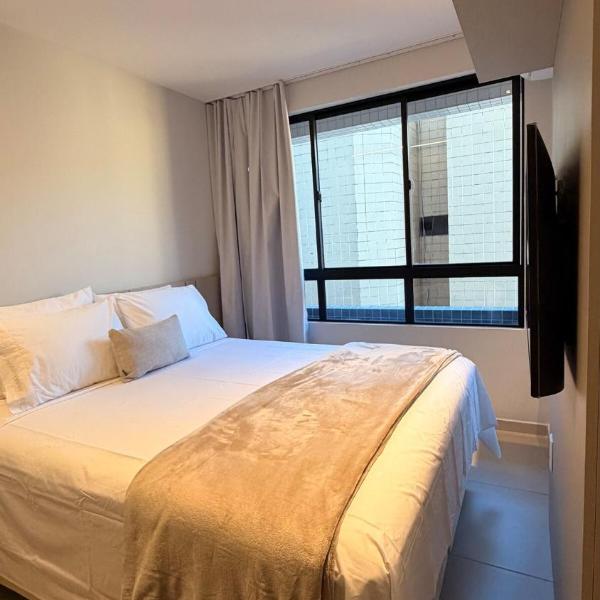 Apartamento Premium a 50 passos da praia de Ponta Verde - 705