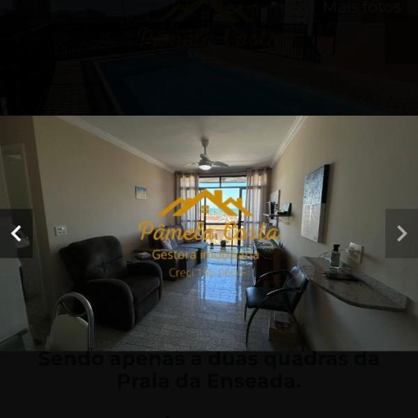 Apartamento frente ao mar