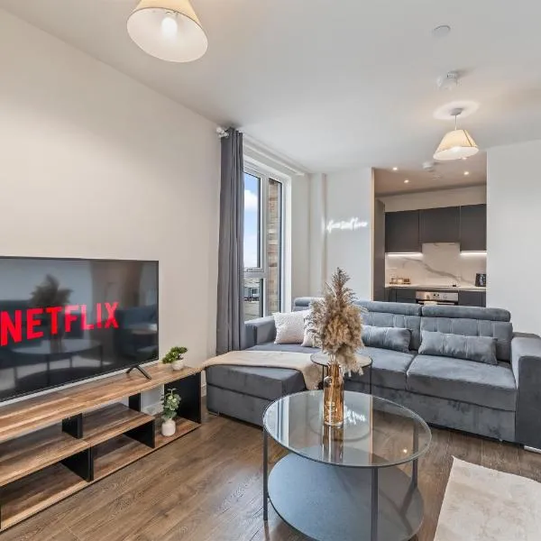 Modern 2BR - 4 Stops to Wembley - Sleeps 8, Hotel in Hatch End