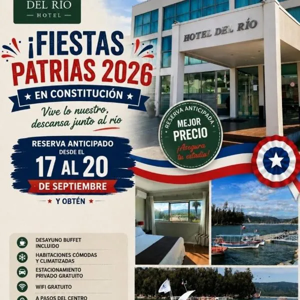 Hotel Del Rio, hotel en Constitución