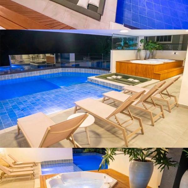 Jacuzzi e Piscina Aquecida • 120 m da Praia - Foto 5