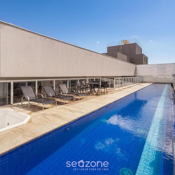 Apto em cond. com piscina, Jardim Goiás – THO2708
