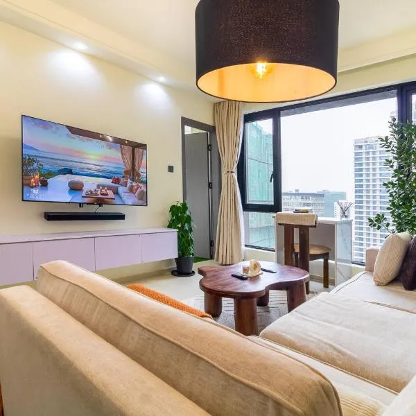 Luxury 21st Fl Condo,Pool,Gym,AC,Nightlife、ナイロビのホテル
