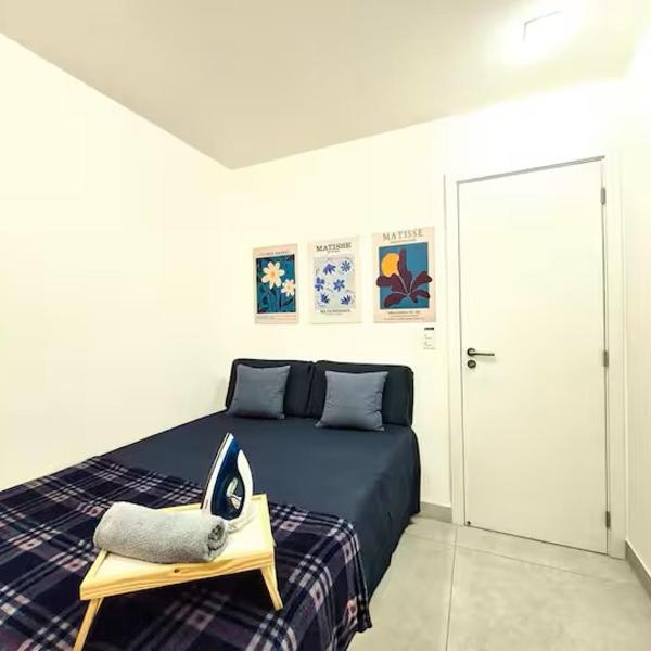 Apto 2QT com piscina, coworking, academia e mercado
