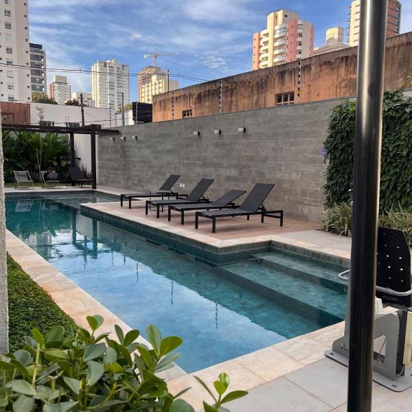 Apê Vibe com piscina, varanda - Vila Olimpia - Foto 4