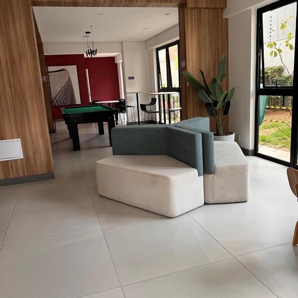 Apê Vibe com piscina, varanda - Vila Olimpia