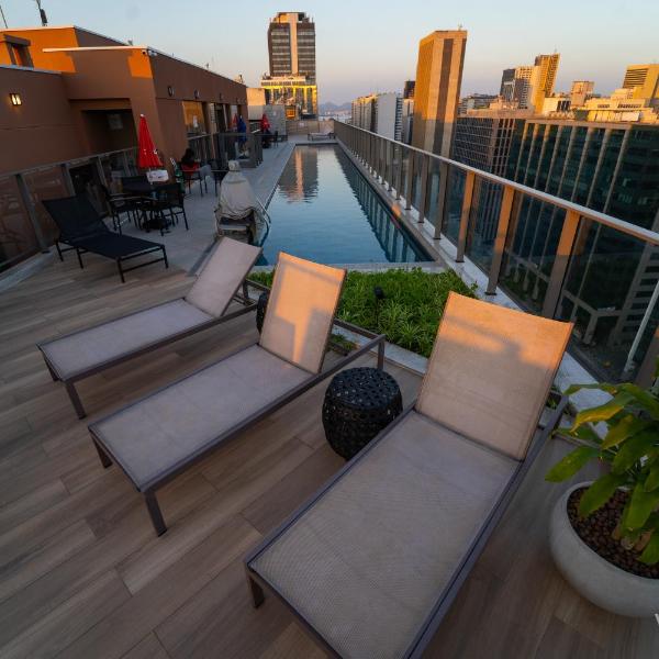 Studio Moderno e Metrô na Porta,Piscina Panorâmica - Foto 4