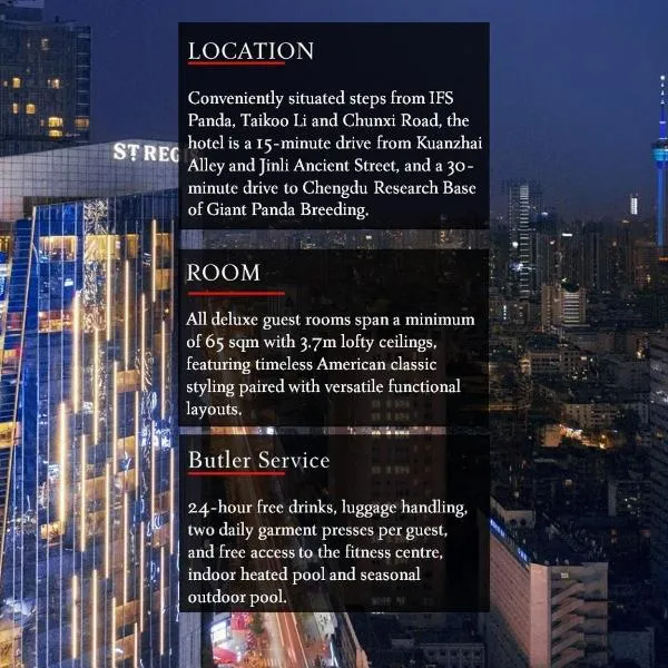 Chengdu में, होटल The St. Regis Chengdu
